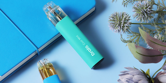 Logo Printing Blue Rapesberry Disposable Nicotine Vapes E Cig Vape Pen 5% Nicotine