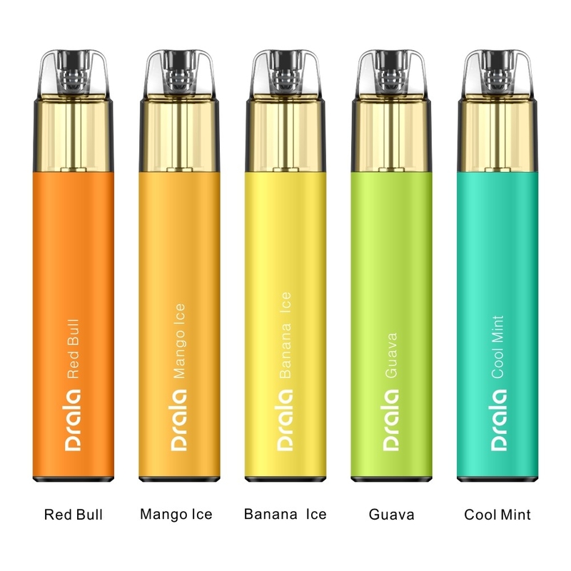 Logo Printing Blue Rapesberry Disposable Nicotine Vapes E Cig Vape Pen 5% Nicotine
